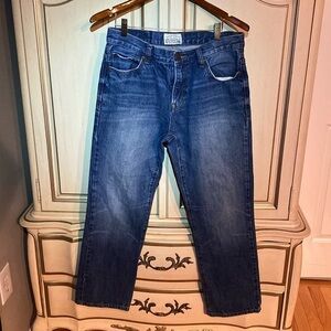 Aeropostale Men's Essex Straight Leg Blue Denim Jeans Size 31x30 100% Cotton
